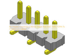 Solo TIPO 1 *2 PIN To 1*24PIN H=3.18MM de SMT de la fila de Pin Header Connector 3.96m m