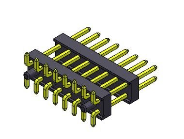 TIPO dual de SMT de las filas de Pin Header Connector 2.54m m con las clavijas 2*2 PIN To 2*40PIN
