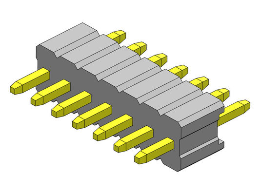 Tipo 1 recto *2 PIN To 1*50PIN SQ0.40mm de la sola fila de Pin Header Connector 1.27m m Serise