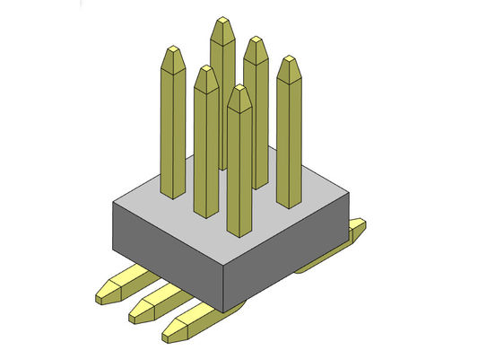 Fila dual de la echada 0.8*1.2m m 2*3 PIN To 2*50 PIN Pin Female Header Connector 0.8m m