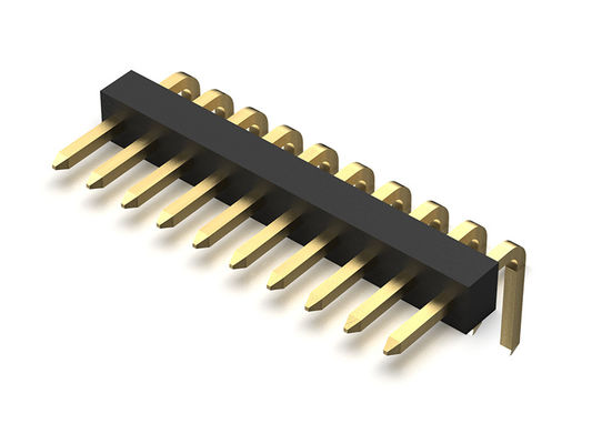 TIPO 1 de ángulo recto *2 PIN To 1*40PIN H=1.0mm de la sola fila de Pin Header Connector 1.0m m