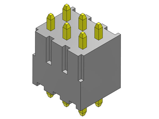 TIPO dual de la INMERSIÓN de la fila de Pin Header Connector 2.54m m - 2 *2 PIN To 2*40PIN H=7.40MM