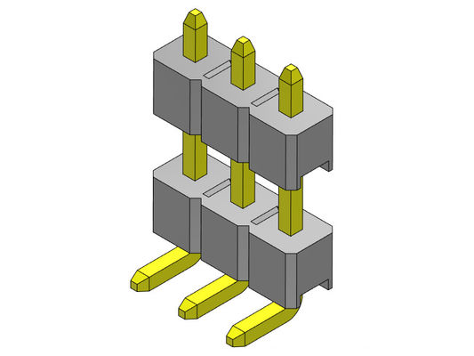 TIPO 1 YA MONTADO *2 PIN To 1*40PIN H=2.54MM de la fila dual de Pin Header Connector 2.54m m