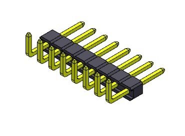 TIPO 1 YA MONTADO *2 PIN To 1*40PIN H=2.54MM de la sola fila de Pin Header Connector 2.54m m