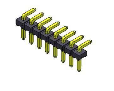 TIPO 1 YA MONTADO *2 PIN To 1*40PIN H=2.54MM H=1.5MM de la sola fila de Pin Header Connector 2.54m m