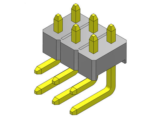 TIPO YA MONTADO de la sola fila de Pin Header Connector 2.54m m - 2 *2 PIN To 2*40PIN H=2.54MM