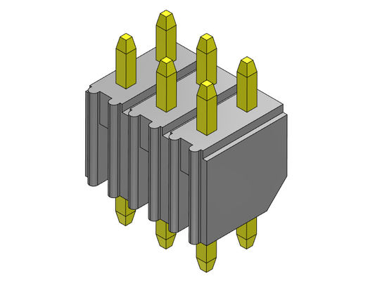 TIPO dual de la inmersión de la fila del conector del jefe del PWB de 2.00m m - 2 *2 PIN To 2*40PIN H=4.00MM