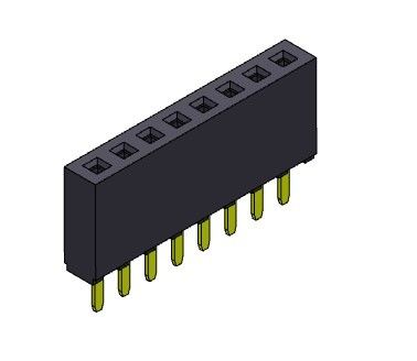 TIPO 1 femenino *2 PIN To 1*40PIN H=8.50mm de la inmersión de la fila del conector 2.54m m del jefe solo