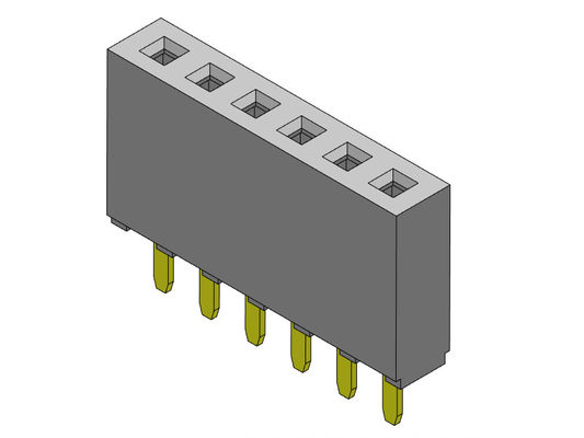 TIPO 1 femenino *2 PIN To 1*40PIN H=8.50mm de la inmersión de la fila del conector 2.54m m del jefe solo