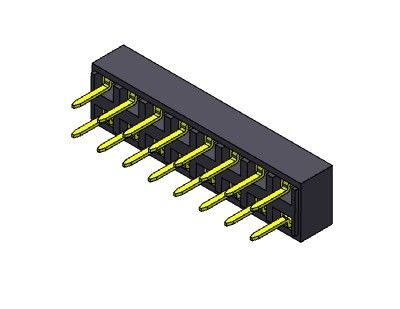 TIPO dual femenino de la inmersión de la fila del conector 2.54m m del jefe - 2 *2 PIN To 2*40PIN H=3.50mm