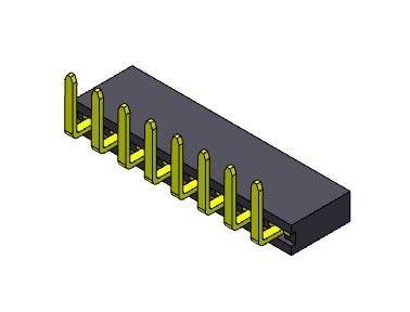 TIPO 1 de ángulo recto femenino *2 PIN To 1*40PIN H=5.70mm de la inmersión del conector 2.54m m del jefe