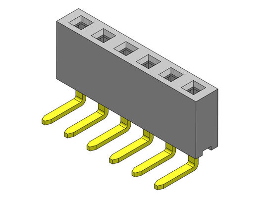 TIPO 1 de ángulo recto femenino *2 PIN To 1*40PIN H=5.70mm de la inmersión del conector 2.54m m del jefe
