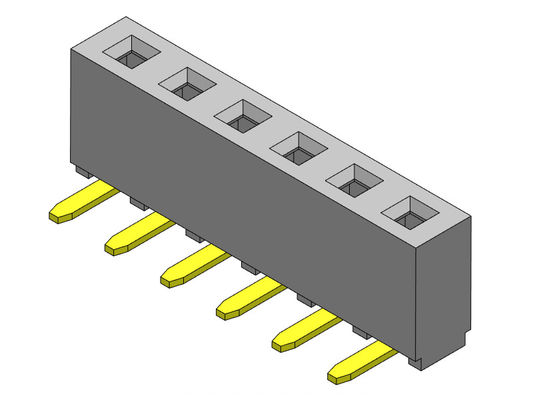 TIPO 1 de ángulo recto femenino *2 PIN To 1*40PIN H=5.00mm de la inmersión del conector 2.54m m del jefe