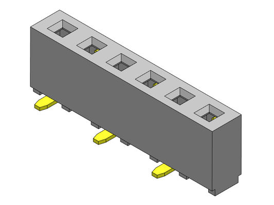 TIPO 1 femenino *2 PIN To 1*40PIN H=5.00mm de SMT de la fila del conector 2.54m m del jefe solo