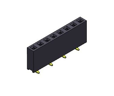 TIPO 1 femenino *2 PIN To 1*40PIN H=7.50mm de SMT de la fila del conector 2.54m m del jefe solo