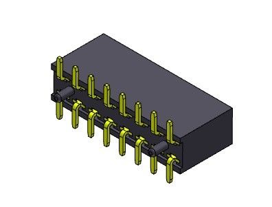 SMT MECANOGRAFÍA a conectores del jefe de la placa de circuito 2.54m m 2*2 PIN To 2*40PIN H=8.50mm