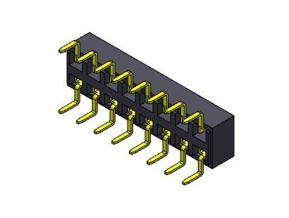 TIPO dual de la entrada del jefe de la fila dual femenina del conector 2.54m m - 2 *2 PIN To 2*40PIN H=3.00mm