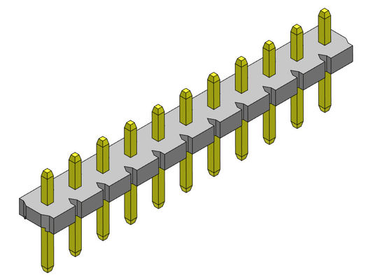 Solo TIPO 1 *2 PIN To 1*20PIN H=2.54MM de la inmersión de la fila de Pin Header Connector 5.08m m
