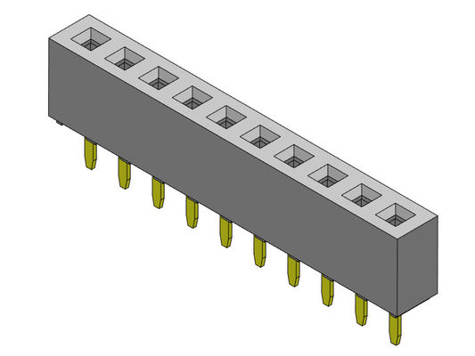 TIPO 1 femenino *2 PIN To 1*40PIN H=4.30mm de la inmersión de la fila del conector 2.00m m del jefe solo