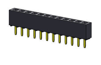 TIPO 1 femenino *2 PIN To 1*40PIN H=4.30mm de la inmersión de la fila del conector 2.00m m del jefe solo