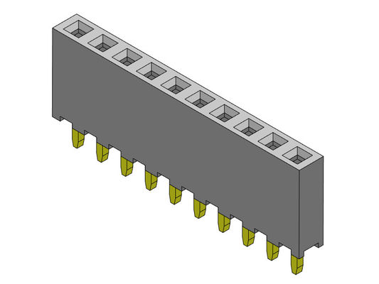 TIPO 1 femenino *2 PIN To 1*40PIN H=6.35mm de la inmersión de la fila del conector 2.00m m del jefe solo
