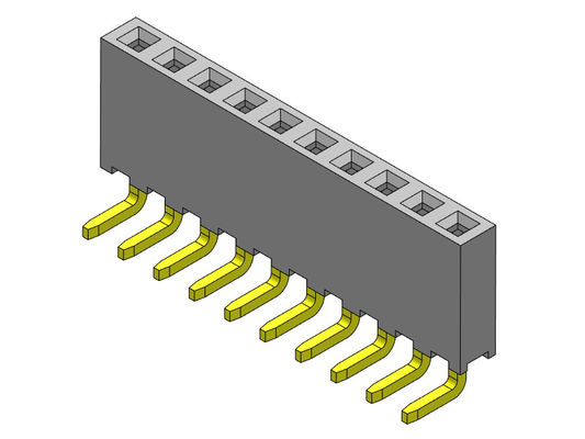 TIPO 1 YA MONTADO *2 PIN To 1*40PIN H=6.35mm de la inmersión del jefe fila femenina del conector 2.00m m de la sola