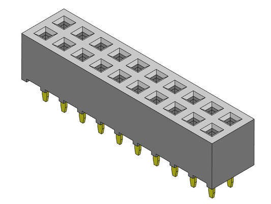 TIPO dual de la inmersión de la fila de 2*2 PIN To 2*40 PIN Header Pcb Connector 2.00m m