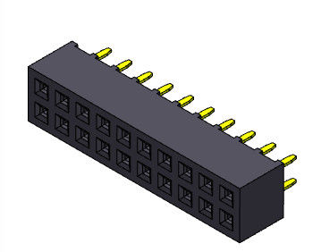 TIPO dual de la inmersión de la fila de 2*2 PIN To 2*40 PIN Header Pcb Connector 2.00m m