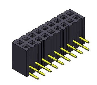 TIPO femenino de 2.00m m Pin Headers Dip - 2 *2 PIN To 2*40PIN H=4.85mm