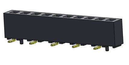 la sola fila SMT de 2.00m m MECANOGRAFÍA el conector 1*2 PIN To 1*40PIN H=4.30mm del jefe del PWB