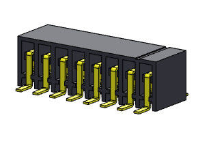 TIPO lateral de SMT de la entrada de 2.00m m Pin Header Connectors Dual Row - 2 *2 PIN To 2*25PIN