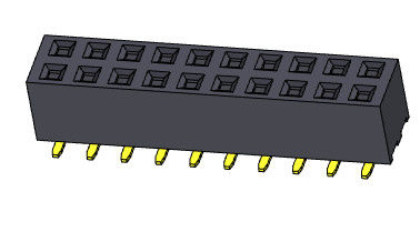 conector dual 2*2 PIN To 2*40 PIN With Pegs del jefe del PWB de la fila de 2.00m m