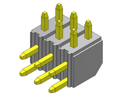 TIPO recto YA MONTADO de la fila dual de Pin Header Connector 2.00m m - 2 *2 PIN To 2*40PIN H=4.30MM