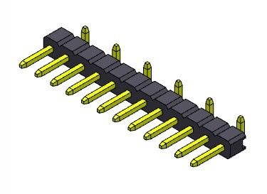 solo TIPO 1 *2 PIN To 1*40PIN H=2.00MM de SMT del conector del jefe del PWB de la fila de 2.00m m
