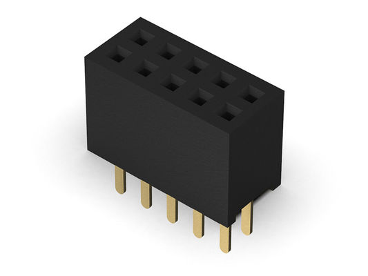 Tipo recto del jefe de la fila dual femenina del conector 1.27m m - 2 *2 PIN To 2*40PIN H=3.40mm