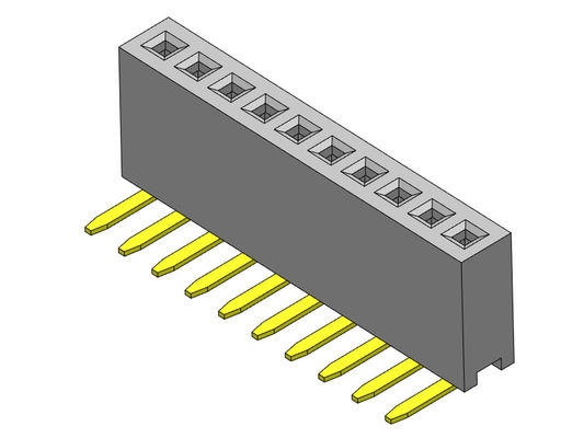 Tipo 1 YA MONTADO *2 PIN To 1*40PIN H=4.30mm del jefe fila femenina del conector 1.27m m de la sola