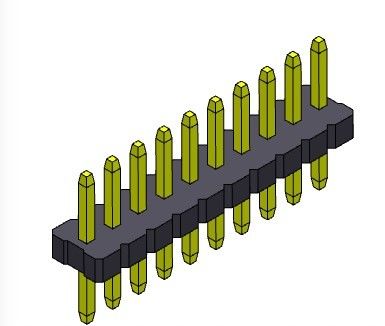 Tipo 1 recto *2 PIN To 1*50PIN SQ0.40mm de la sola fila de Pin Header Connector 1.27m m Serise