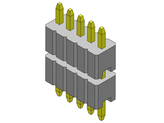 Tipo 1 recto *2 PIN To 1*50PIN SQ0.46mm de la sola pila de la fila de Pin Header Connector 1.27m m Serise