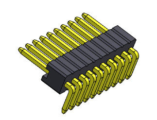 Tipo 1 recto YA MONTADO *2 PIN To 1*50PIN SQ0.46mm de la sola fila de Pin Header Connector 1.27m m Serise