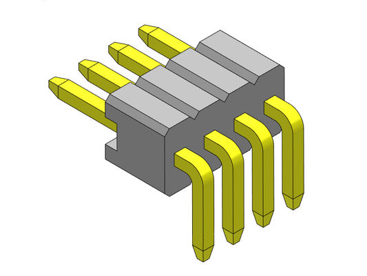 Tipo 1 recto YA MONTADO *2 PIN To 1*50PIN SQ0.46mm de la sola fila de Pin Header Connector 1.27m m Serise