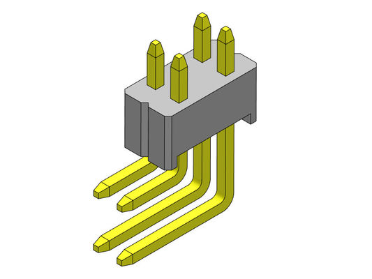 fila 2*2 YA MONTADO PIN To 2*50PIN de 1.27*2.54m m Pin Female Header Connector Dual