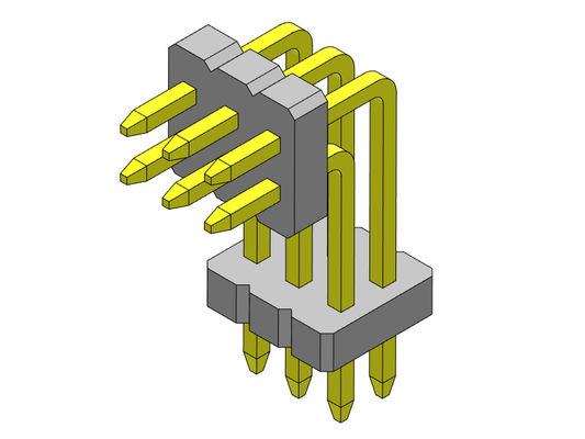 1.27m m Pin Header Connector Dual Row femenino 2*2 PIN To 2*50PIN SQ0.40mm