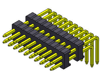 Pila Pin Female Header Connector Electrical recto Pin Connector 1.27m m