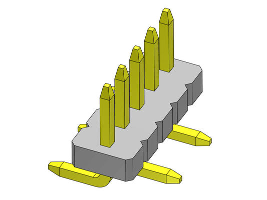 Solo tipo 1 *2 PIN To 1*40PIN de Pin Headers Connectors Straight SMT de la fila