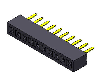 Tipo 1 recto *2 PIN To 1*40PIN H=2.10mm del jefe fila femenina del conector 1.00m m de la sola