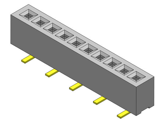 Tipo 1 femenino *2 PIN To 1*40PIN H=2.10mm de SMT de la fila del conector 1.00m m del jefe solo