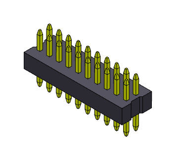 tipo recto del conector dual de la fila de 1.00m m - 2 *3 PIN To 2*40PIN
