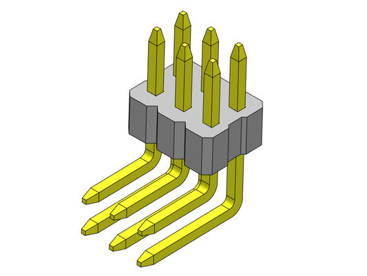 tipo YA MONTADO de Pin Header Connector Female de la fila dual de 1.00m m - 2 *2 PIN To 2*40PIN