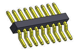 Tipo 1 YA MONTADO *2 PIN To 1*40PIN H=1.00mm de SMT de la sola fila de Pin Header Connector 1.00m m