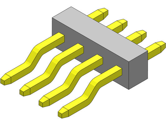 Tipo 1 YA MONTADO *2 PIN To 1*40PIN H=1.00mm de SMT de la sola fila de Pin Header Connector 1.00m m